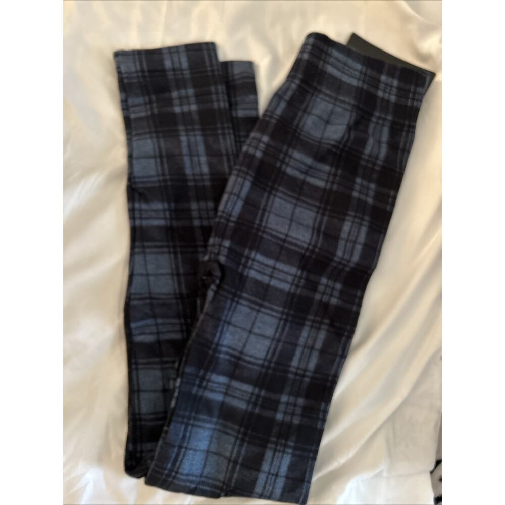 Women’s One Size Fits Most Leggings Blue Multi Colored NWT